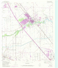 DICKINSON, TX HISTORICAL MAP GEOPDF 7.5X