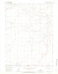 PINE BLUFFS SW, WY-CO HISTORICAL MAP GEO