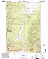 EVARO, MT HISTORICAL MAP GEOPDF 7.5X7.5