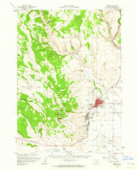 BURNS, OR HISTORICAL MAP GEOPDF 15X15 GR