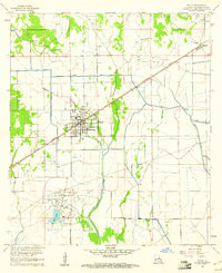 VINTON, LA HISTORICAL MAP GEOPDF 7.5X7.5