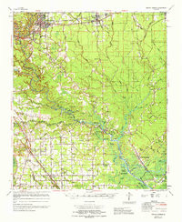 DENHAM SPRINGS, LA HISTORICAL MAP GEOPDF