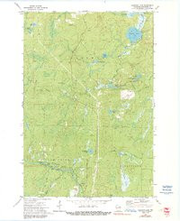 COLEMAN LAKE, WI HISTORICAL MAP GEOPDF 7