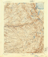 PYRAMID PEAK, CA-NV HISTORICAL MAP GEOPD