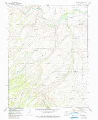 ROUBIDEAU, CO HISTORICAL MAP GEOPDF 7.5X