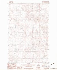 LONG CREEK WEST, MT HISTORICAL MAP GEOPD