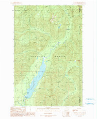 WYNOOCHEE LAKE, WA HISTORICAL MAP GEOPDF