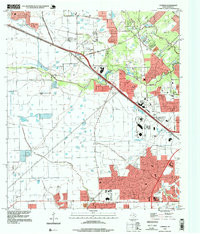 CYPRESS, TX HISTORICAL MAP GEOPDF 7.5X7.