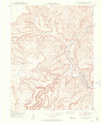 HORSE RANGE MESA, CO HISTORICAL MAP GEOP