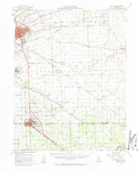 MANTECA, CA HISTORICAL MAP GEOPDF 15X15