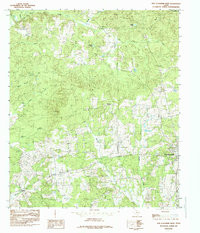 SAN AUGUSTINE WEST, TX HISTORICAL MAP GE