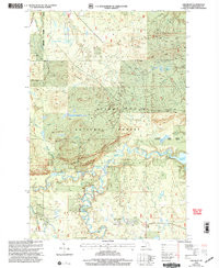 OAK BLUFF, MI HISTORICAL MAP GEOPDF 7.5X