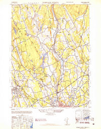 NORWALK NORTH, CT-NY HISTORICAL MAP GEOP