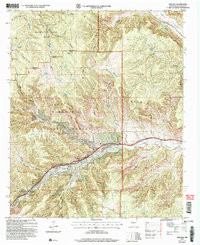 LINCOLN, NM HISTORICAL MAP GEOPDF 7.5X7.