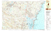 EXETER, NH-MA HISTORICAL MAP GEOPDF 7.5X