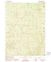 COLLIER BUTTE, OR HISTORICAL MAP GEOPDF