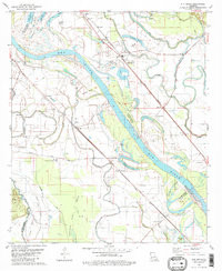 ELM GROVE, LA HISTORICAL MAP GEOPDF 7.5X
