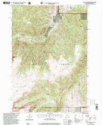 MOUNT MAURICE, MT-WY HISTORICAL MAP GEOP