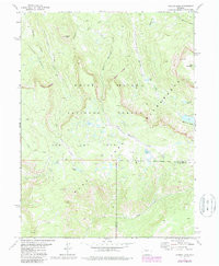 OYSTER LAKE, CO HISTORICAL MAP GEOPDF 7.