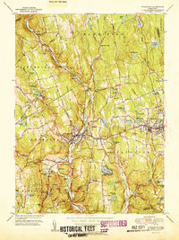 THOMASTON, CT HISTORICAL MAP GEOPDF 7.5X