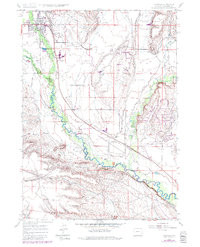PINEDALE, WY HISTORICAL MAP GEOPDF 7.5X7
