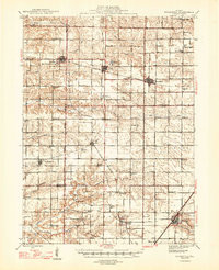 WOODHULL, IL HISTORICAL MAP GEOPDF 15X15
