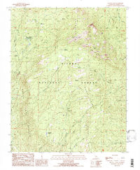 SHUTEYE PEAK, CA HISTORICAL MAP GEOPDF 7