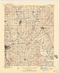 CLAREMORE, OK HISTORICAL MAP GEOPDF 30X3