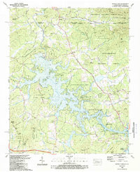 NOTTELY DAM, GA-NC HISTORICAL MAP GEOPDF