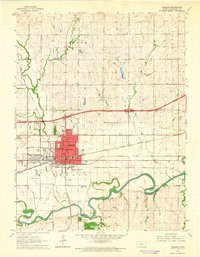 ABILENE, KS HISTORICAL MAP GEOPDF 7.5X7.