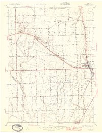 RICHMOND, MI HISTORICAL MAP GEOPDF 7.5X7