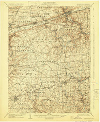 COATESVILLE, PA-DE HISTORICAL MAP GEOPDF