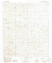 SIXTEENMILE DRAW EAST, NM HISTORICAL MAP