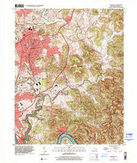 SOMERSET, KY HISTORICAL MAP GEOPDF 7.5X7