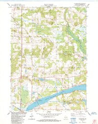 PACKWAUKEE, WI HISTORICAL MAP GEOPDF 7.5