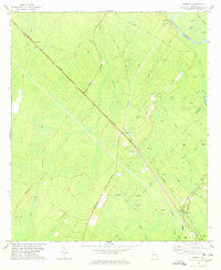 EVERETT, GA HISTORICAL MAP GEOPDF 7.5X7.