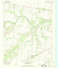 BOMARTON, TX HISTORICAL MAP GEOPDF 7.5X7