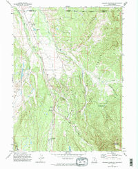 DEADMAN MOUNTAIN, UT-WY HISTORICAL MAP G