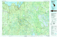 MUNISING, MI HISTORICAL MAP GEOPDF 30X60