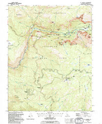 EL CAPITAN, CA HISTORICAL MAP GEOPDF 7.5