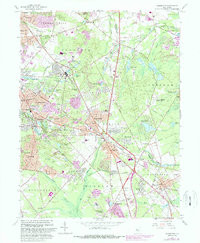 CLEMENTON, NJ HISTORICAL MAP GEOPDF 7.5X