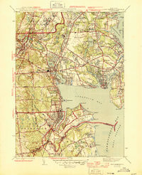 EAST GREENWICH, RI HISTORICAL MAP GEOPDF
