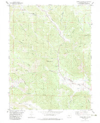 GRIBBLE MOUNTAIN, CO HISTORICAL MAP GEOP