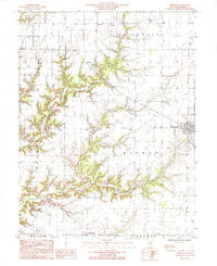 DIETERICH, IL HISTORICAL MAP GEOPDF 7.5X