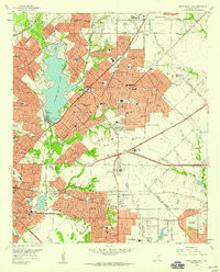 WHITE ROCK LAKE, TX HISTORICAL MAP GEOPD