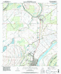 FERRIDAY NORTH, LA-MS HISTORICAL MAP GEO