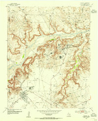 SANFORD, TX HISTORICAL MAP GEOPDF 7.5X7.
