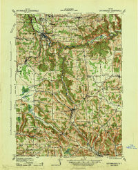 CATTARAUGUS, NY HISTORICAL MAP GEOPDF 15