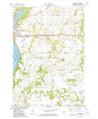 NORTHLINE, WI HISTORICAL MAP GEOPDF 7.5X