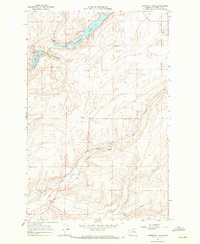 COFFEEPOT LAKE, WA HISTORICAL MAP GEOPDF